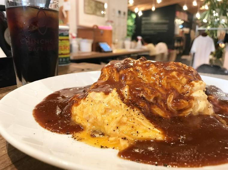 美味しそうなふわふわオムライス